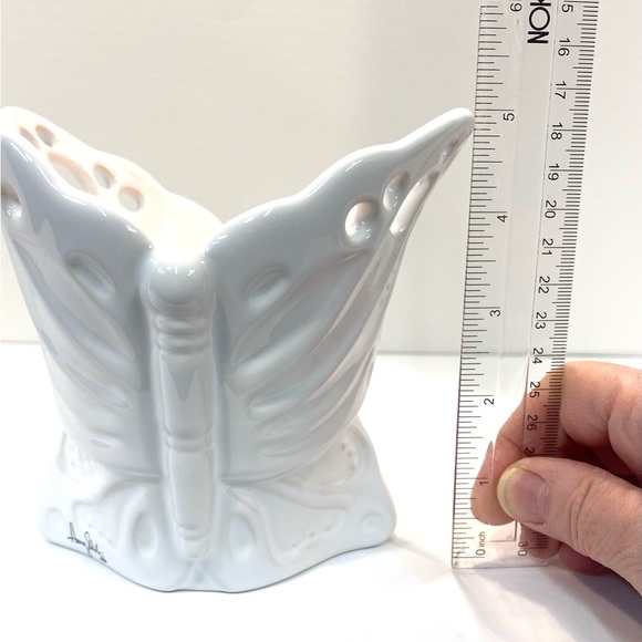 Harry Slatkin for Bath and Body Works Butterfly Flower Candle 2009 Signed - Picture 9 of 13